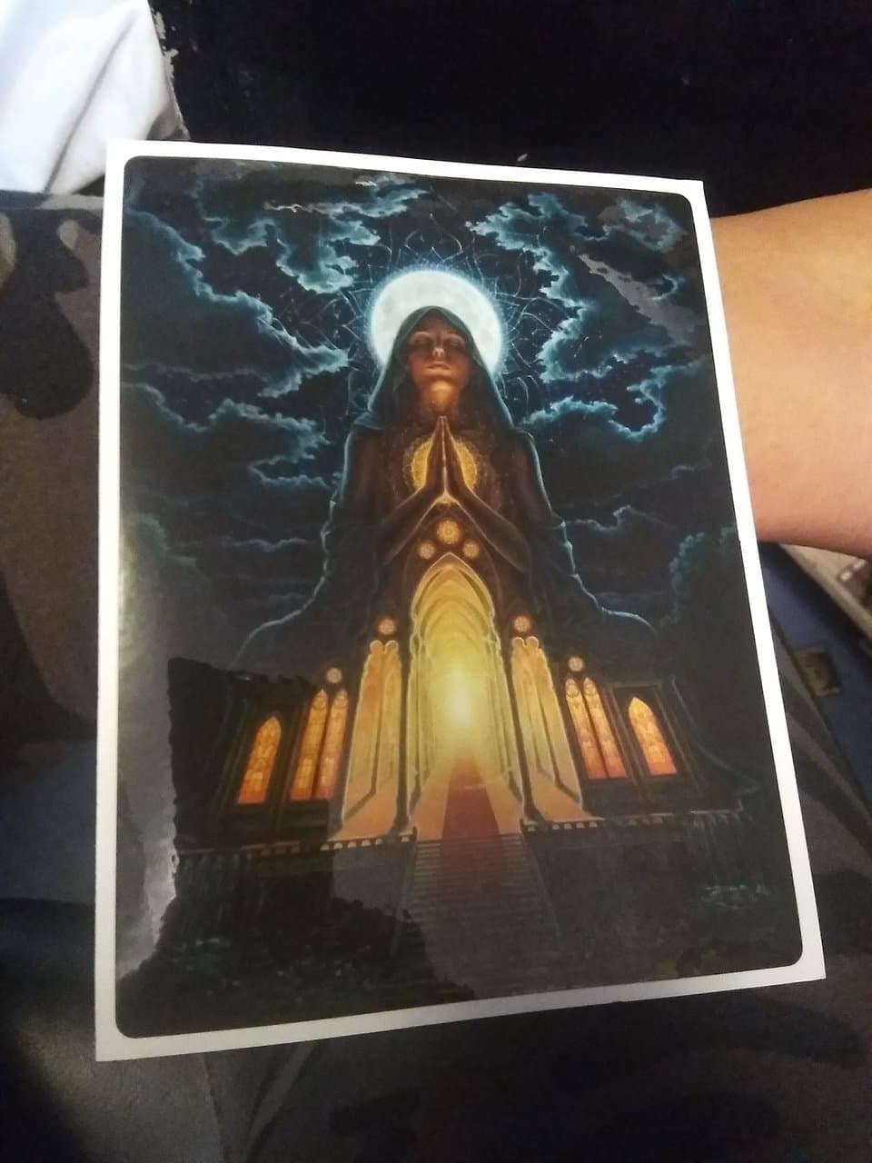 Sticker by Autumn Skye Morrison. "My Body, My Temple"