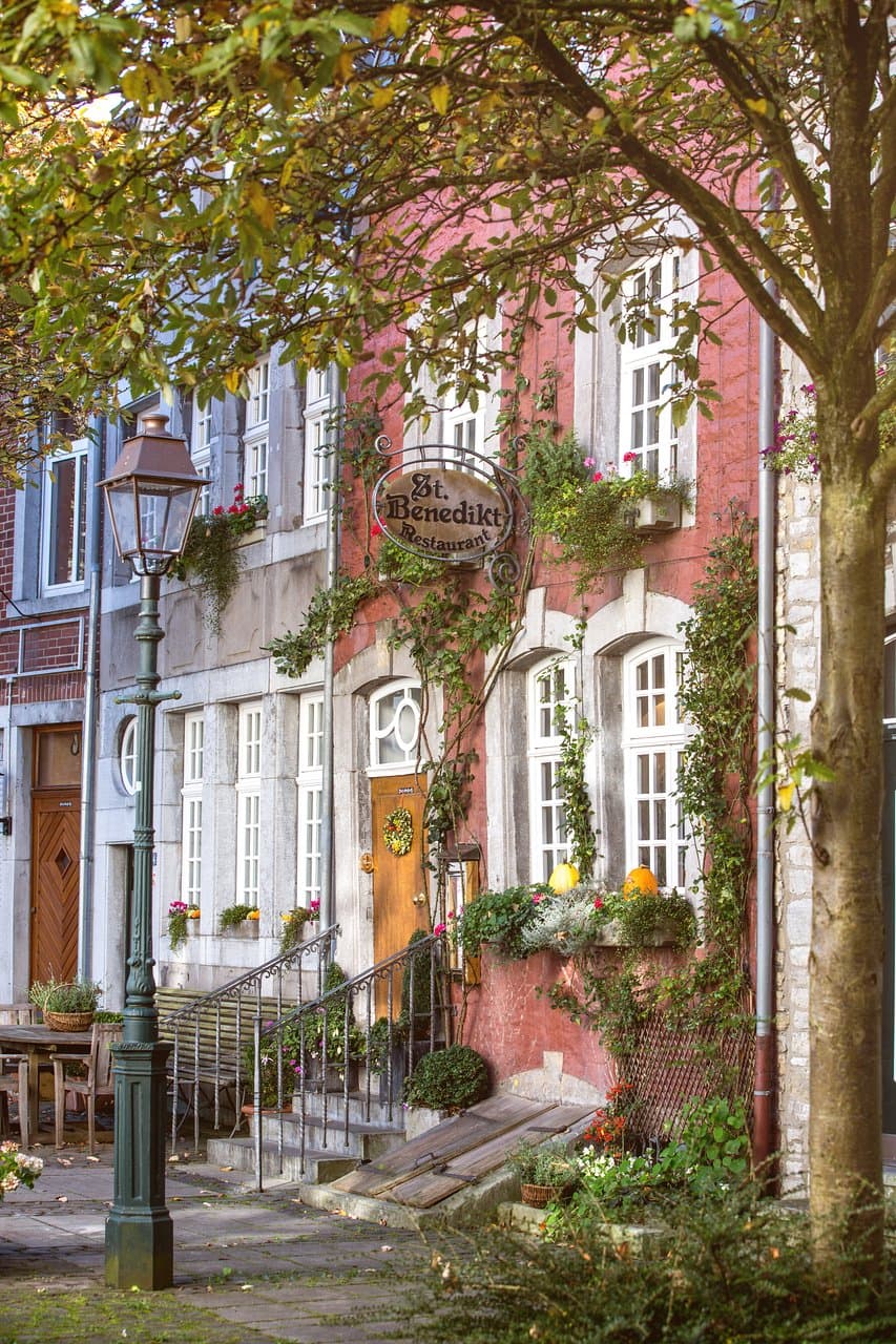 Außenansicht Restaurant Sankt Benedikt am Benediktusplatz 12