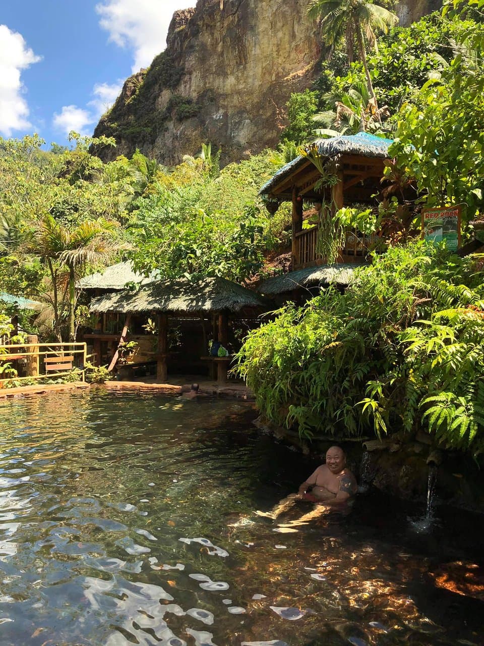 the pool