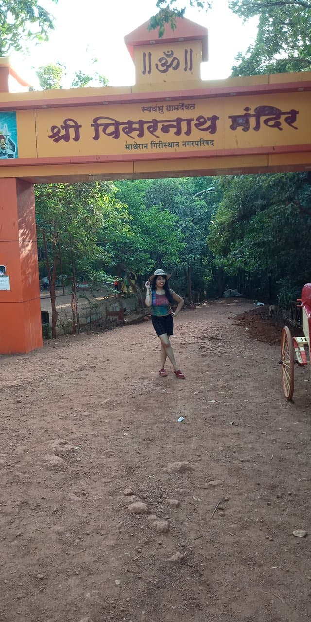 on my way to Mahadev's mandir in Matheran