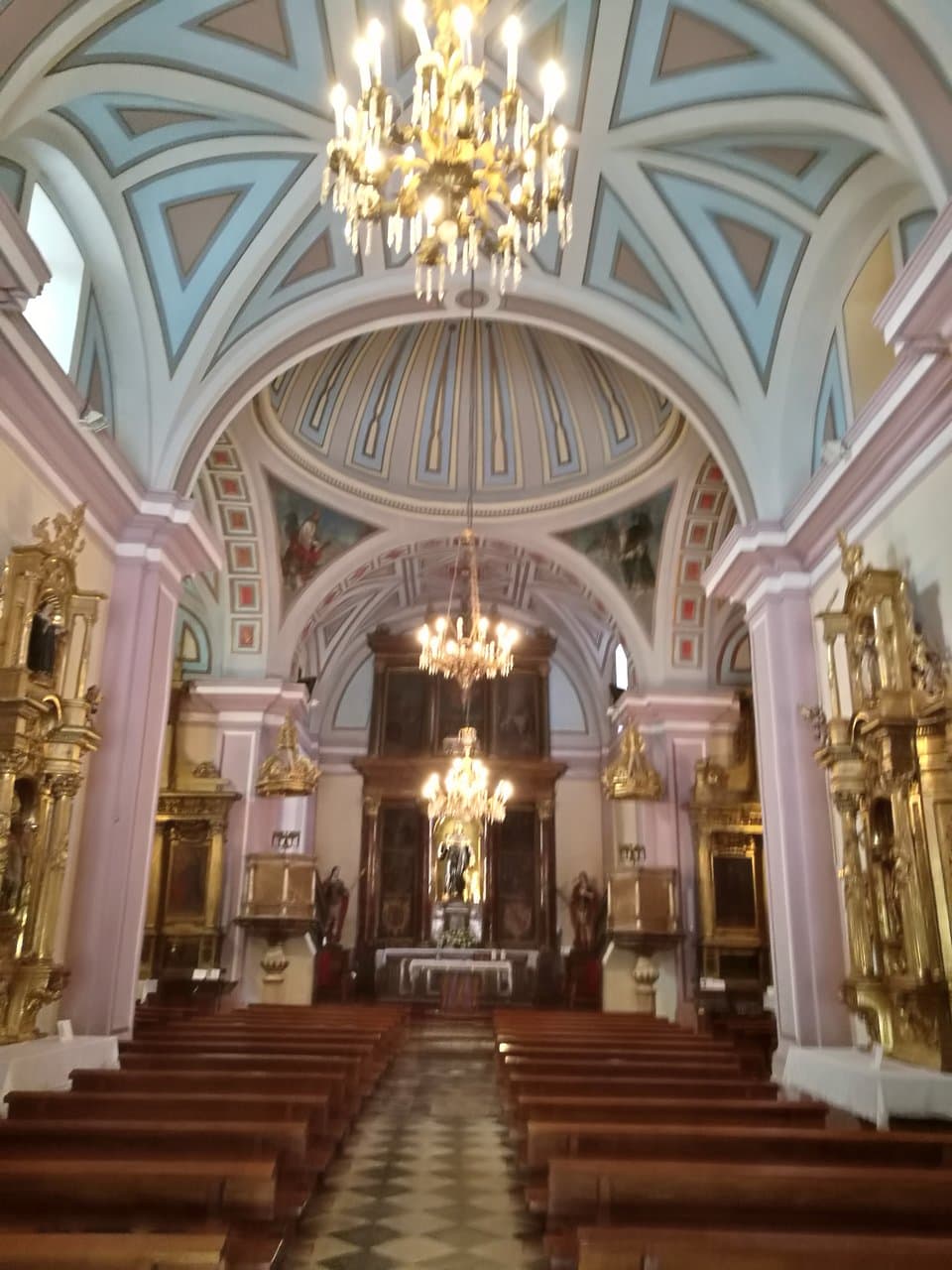 Interior de la Iglesia.