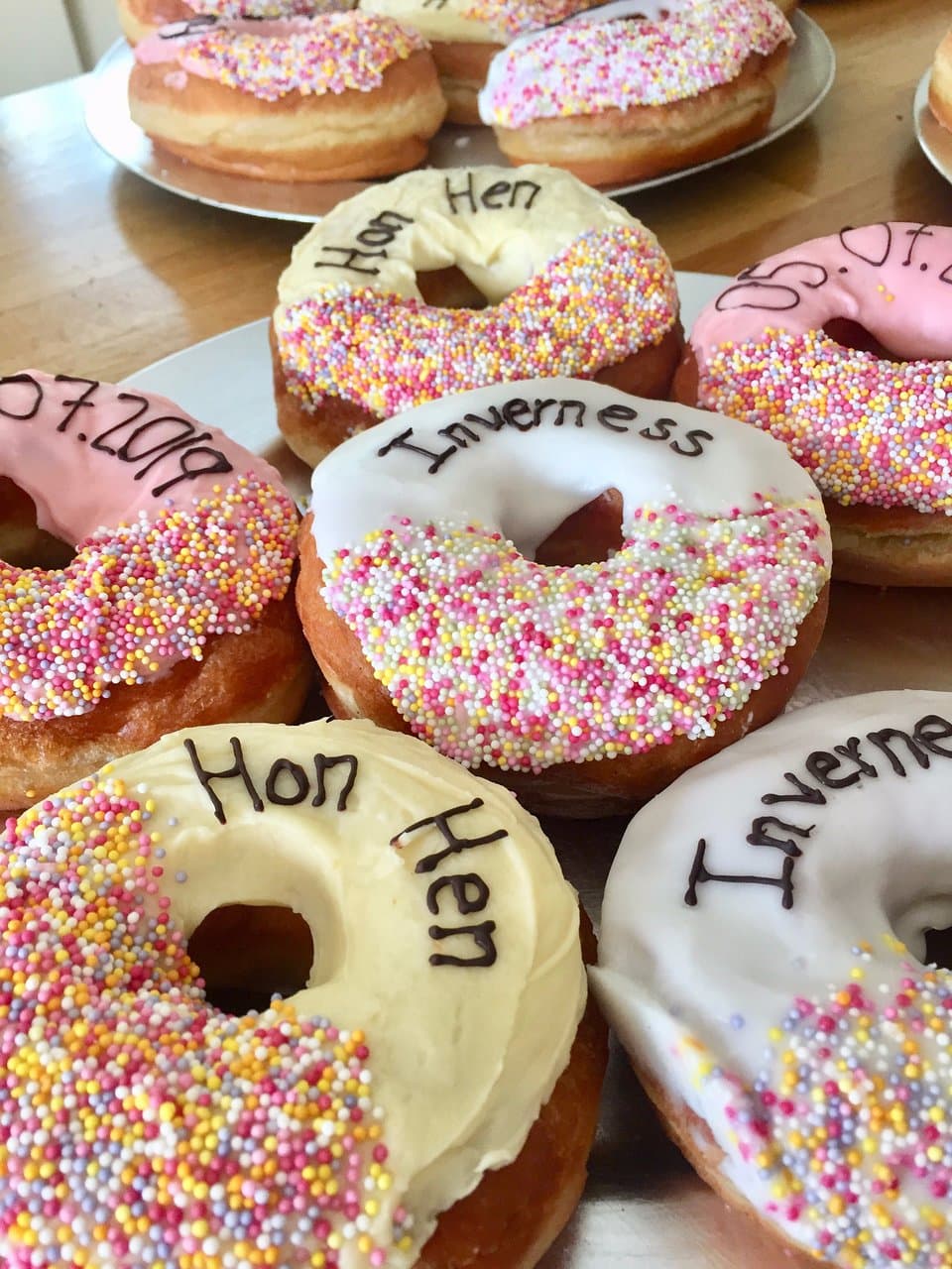 Mango, strawberry and vanilla glaze! 