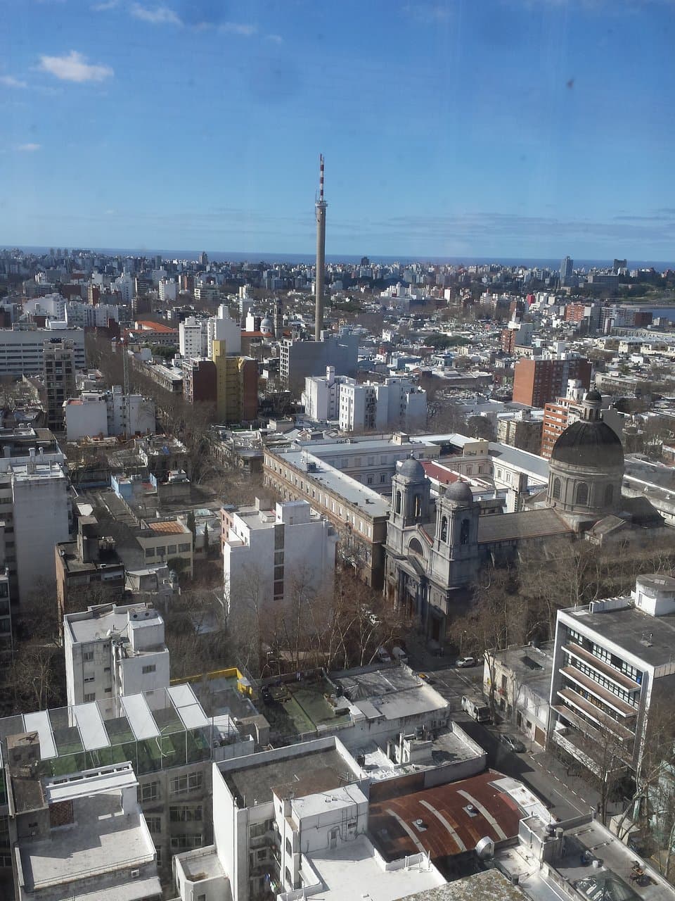 Vista parcial da cidade de Montevidéu.