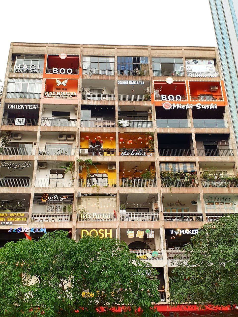 View from street