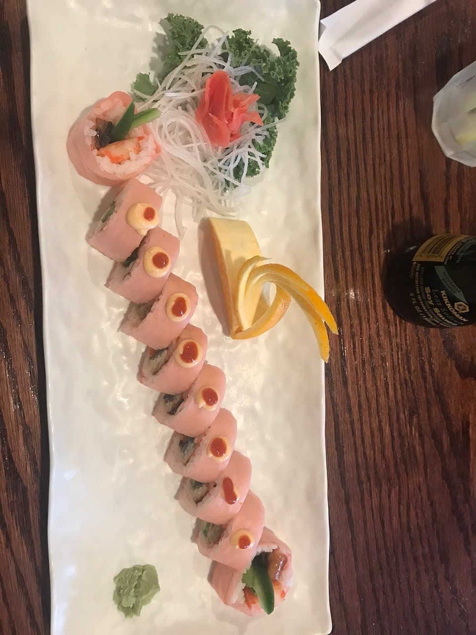 Another great meal! We were in a hurry, but really wanted great food. We knew we wouldn’t be disappointed at Mangetsu!