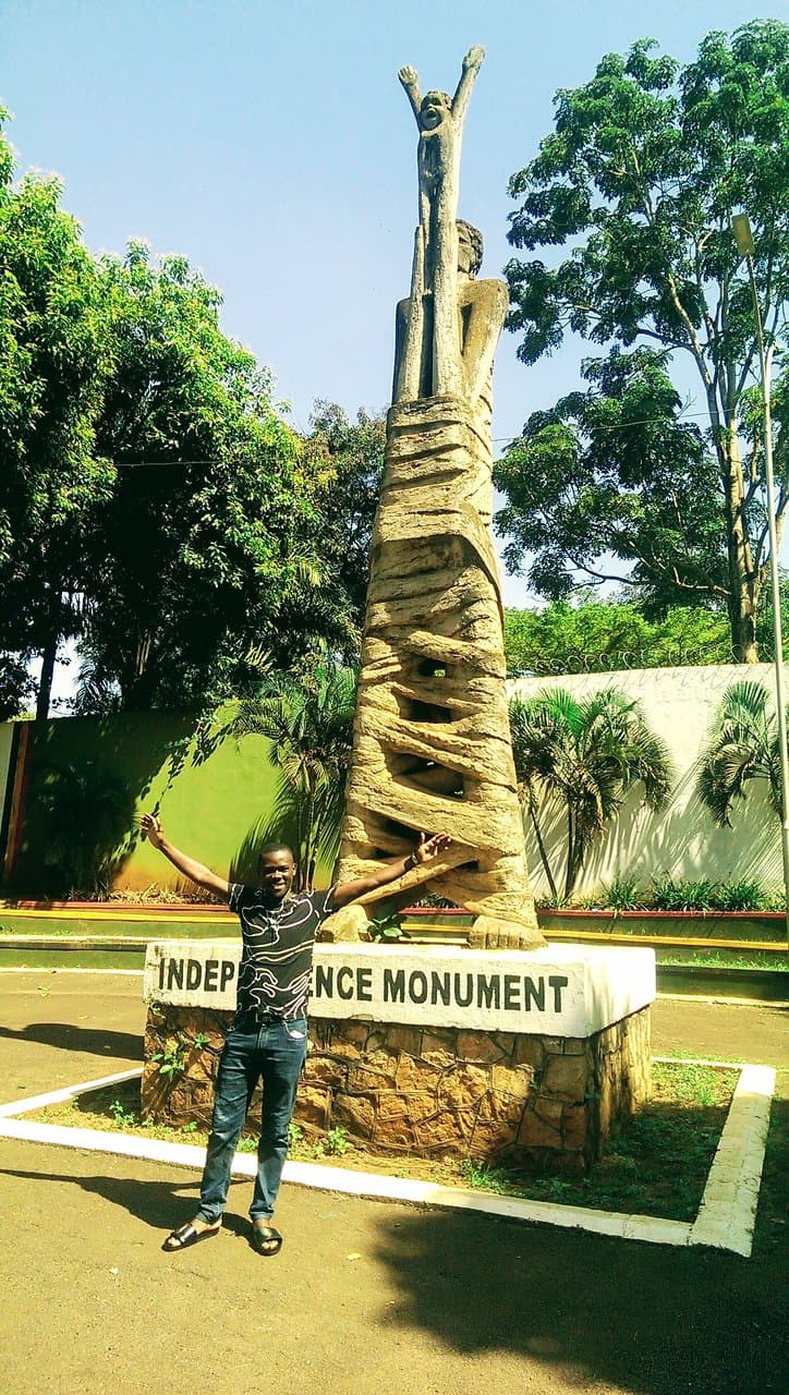 its all about Uganda's independence journey way back in 1962. its amazing to see such postures in the middle of the city(kampala)