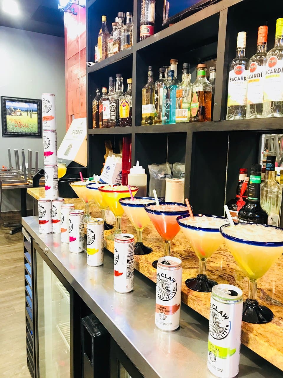 White claw margaritas.