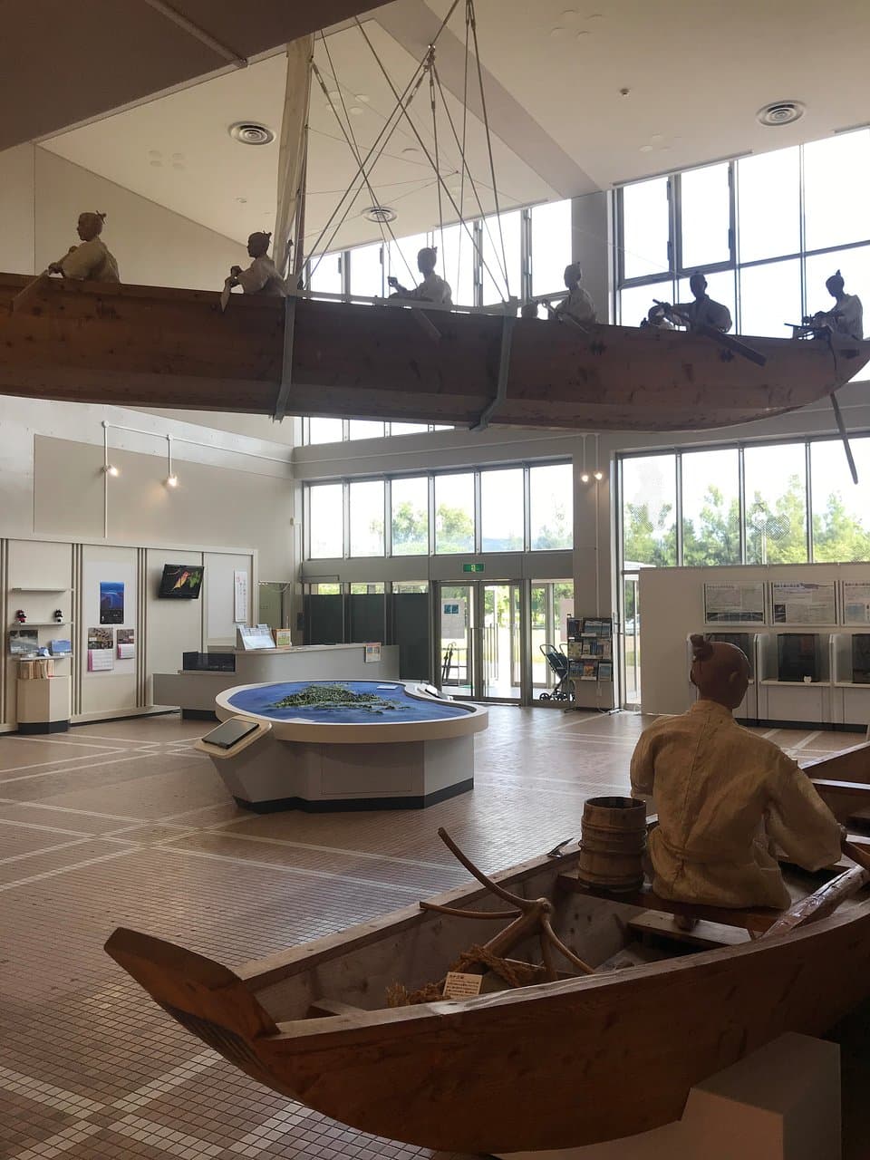 Ground floor of Amami City Museum