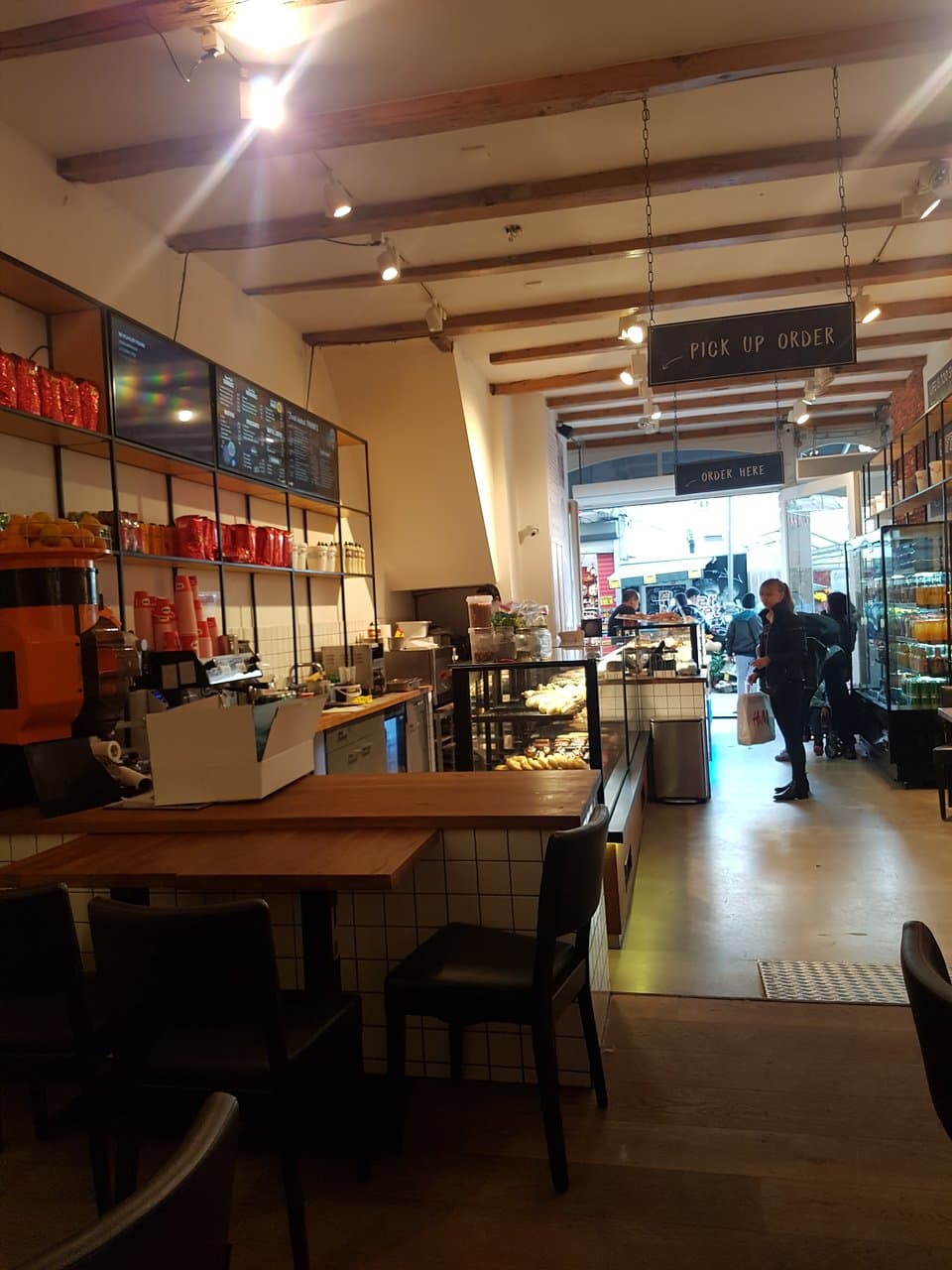 Nice place to sit down and enjoy your food