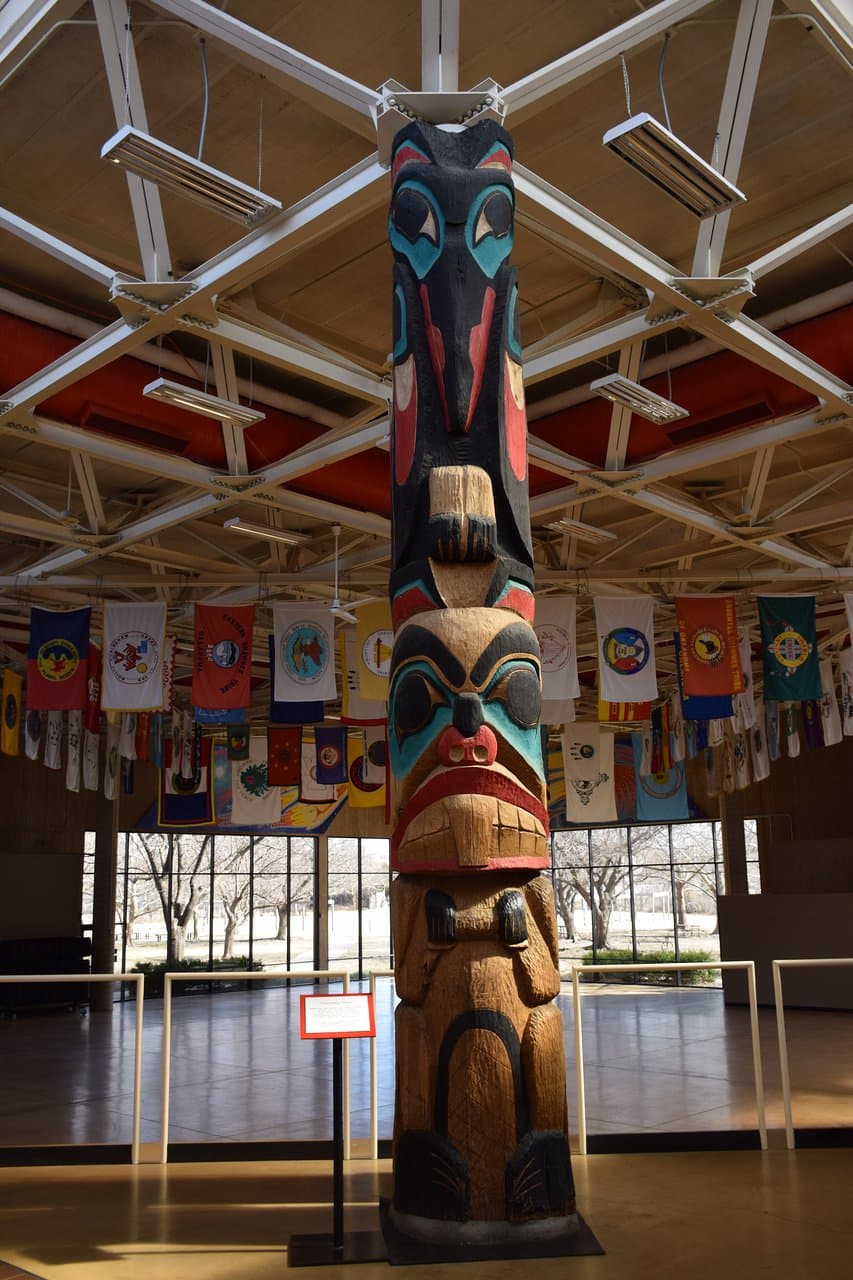 Friendship Totem (not inside museum but inside event space)