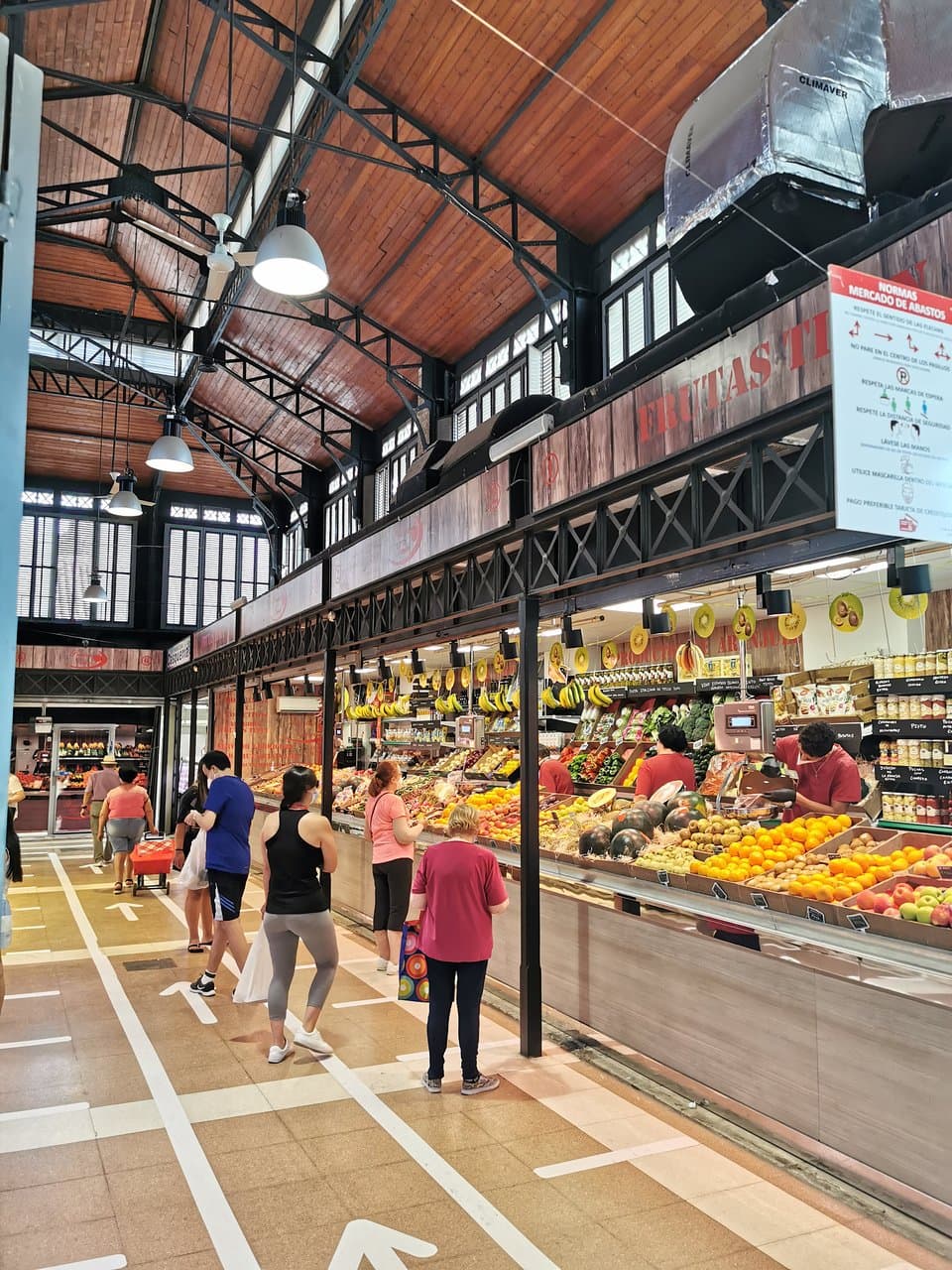 Interior del Mercado.