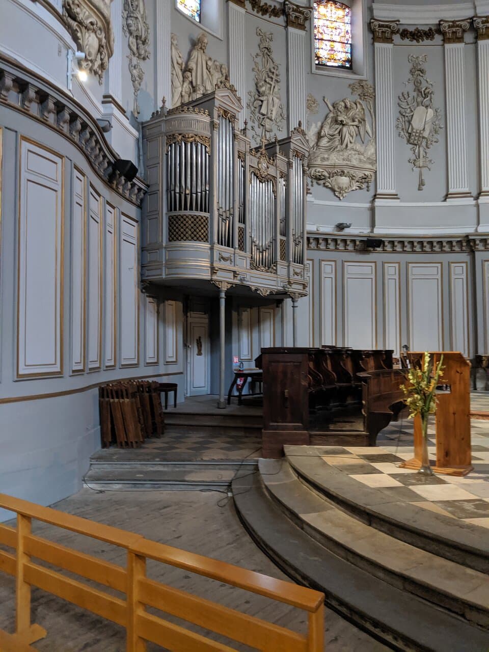Grand Organ at Saint-Jérôme sanctuary.