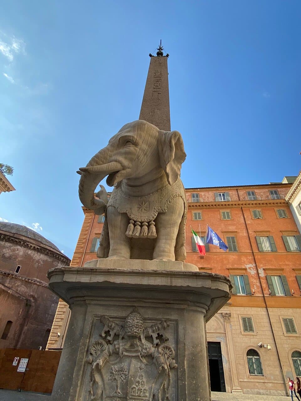 Elephant and Obelisk