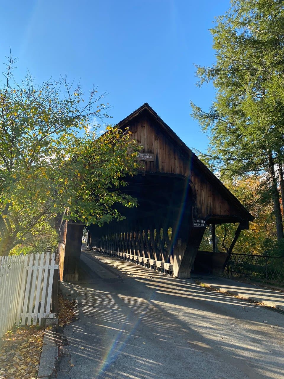 Fall 2020 General Bridge Woodstock, VT