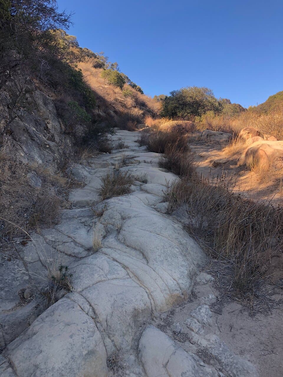 Rocky part of trailhead at Santa Susana State Historic Park