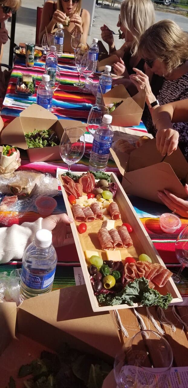 Yum! everything Tasted great with the delicious wine from Summergate 