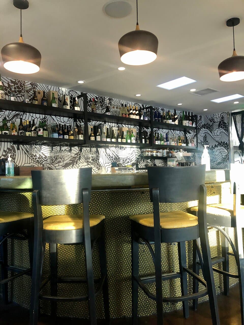 Love the sake bar and decor