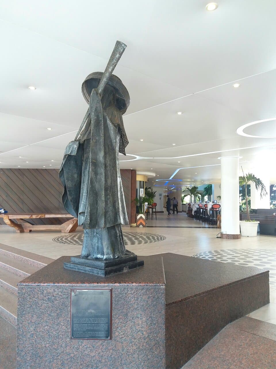 The Eyo of Eko Statue, located inside Eko Hotel, Lagos. 