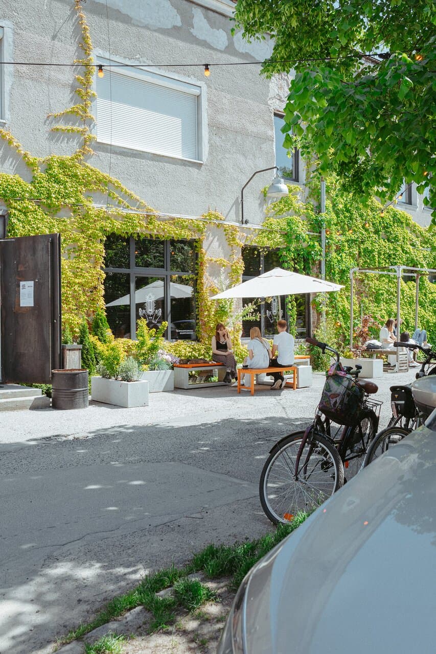 Enjoy our coffee outside