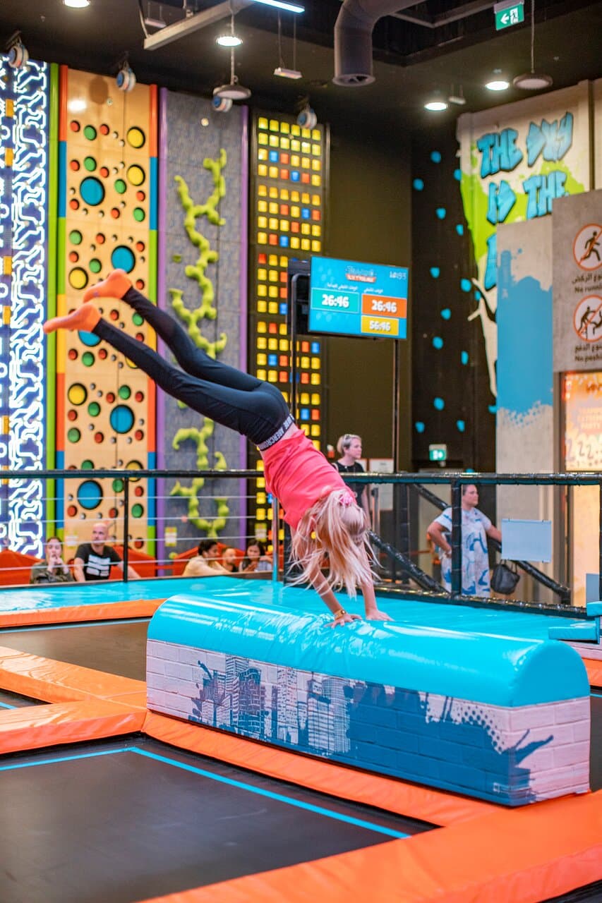 Trampoline Park & Wall Climbing Activities 