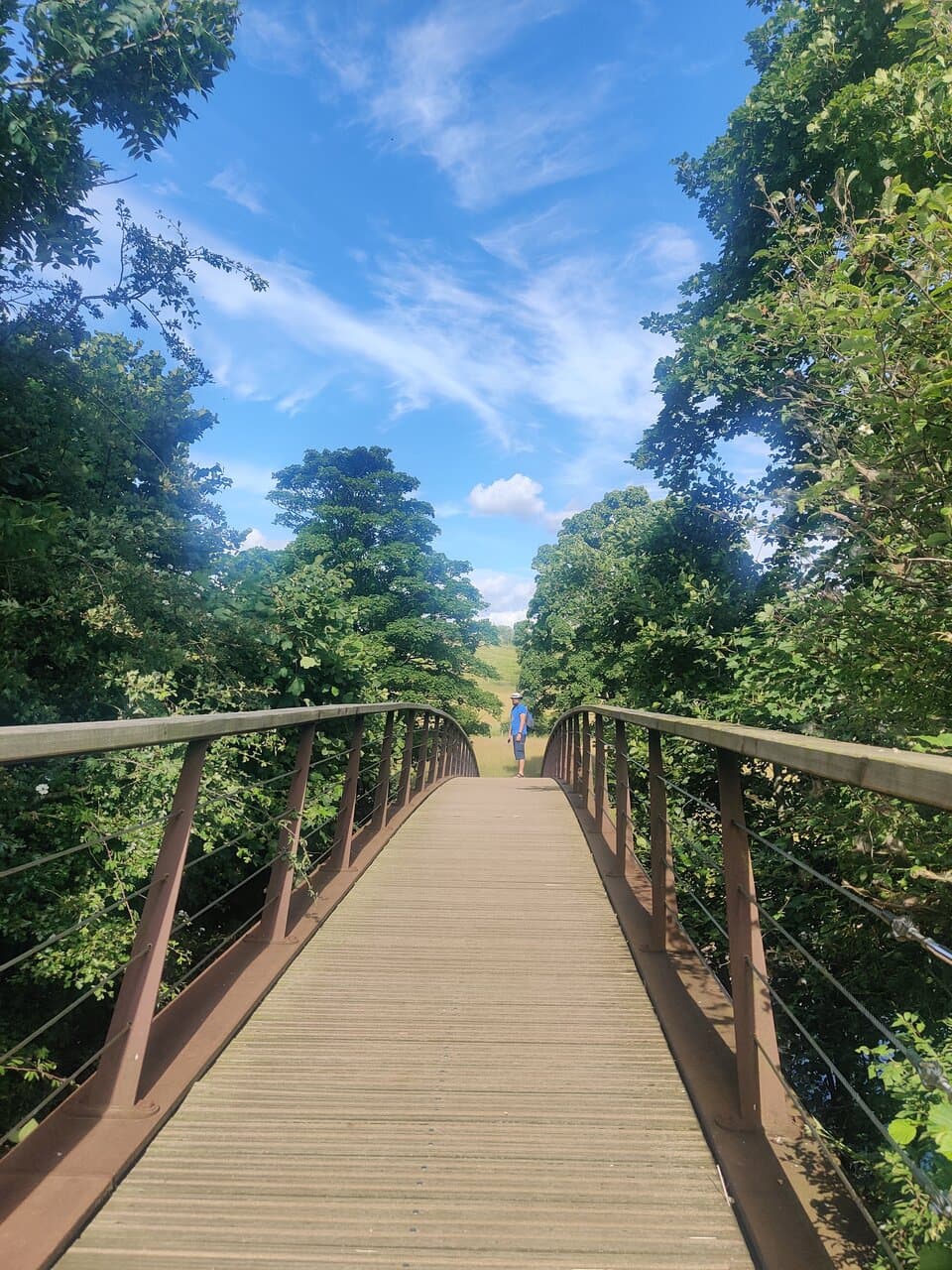 the new Willowford Bridge - The arching bridge is unique and very photogenic. 