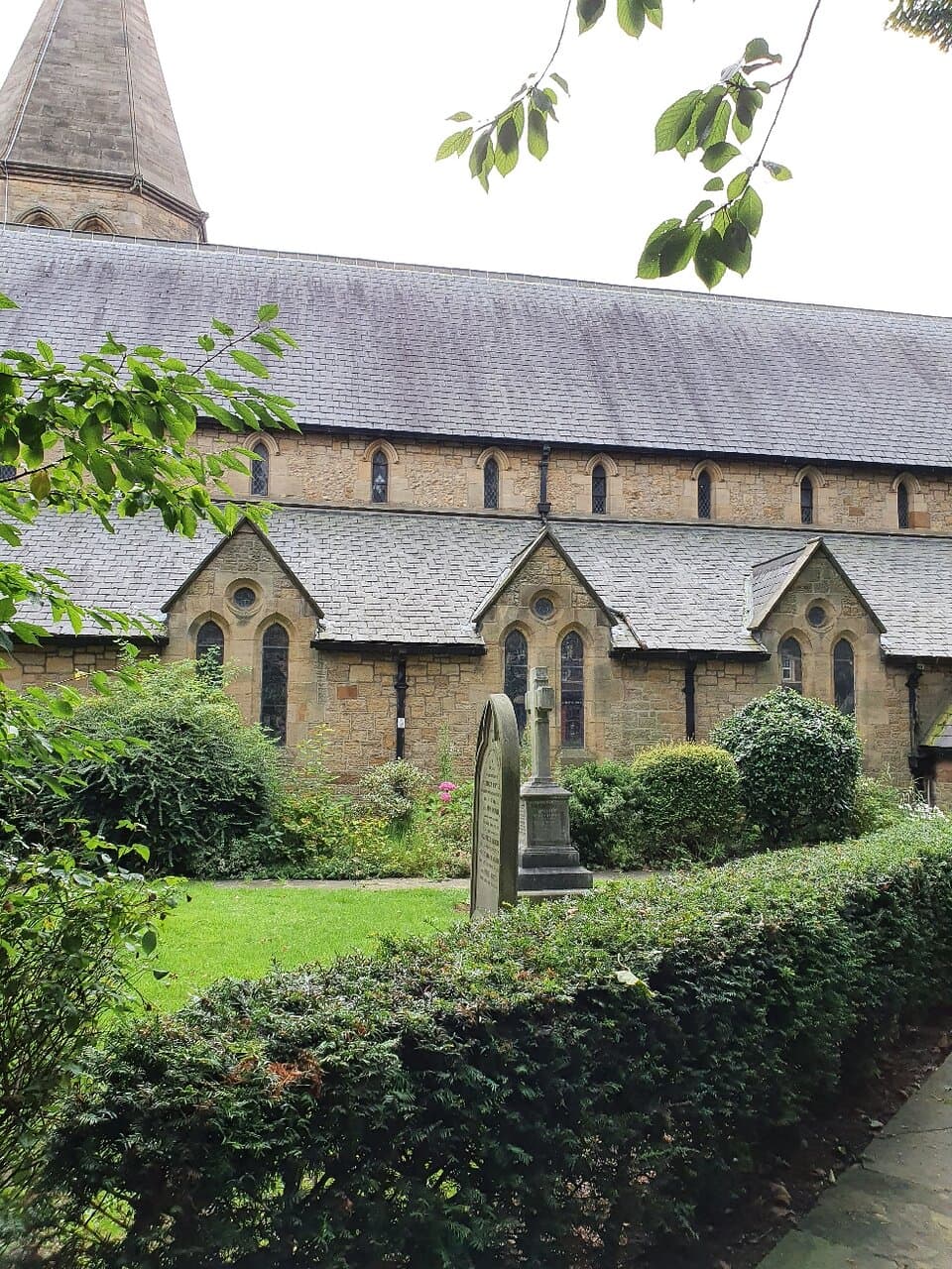 Beautiful church and grounds