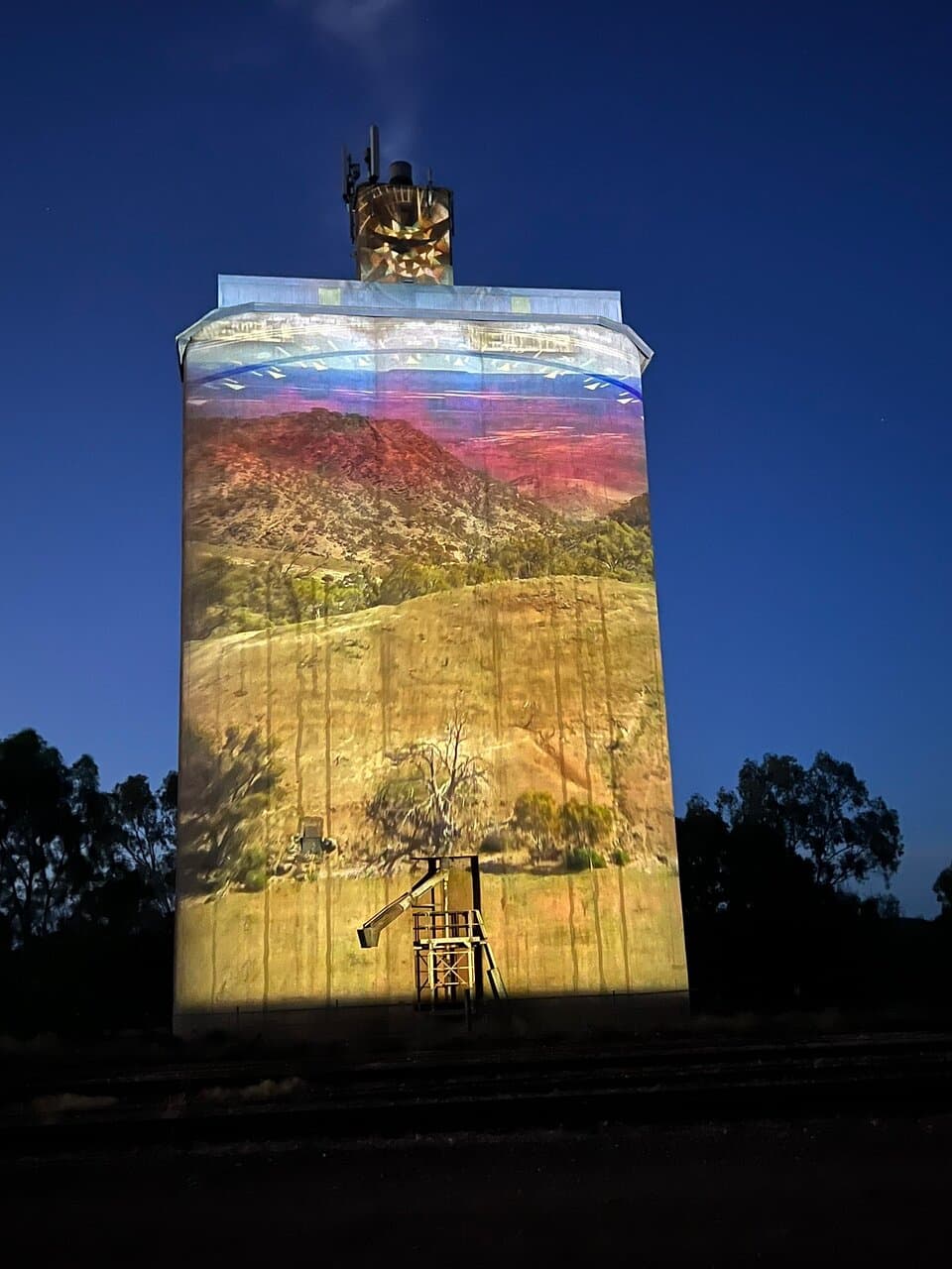 Quorn Silo Light Show