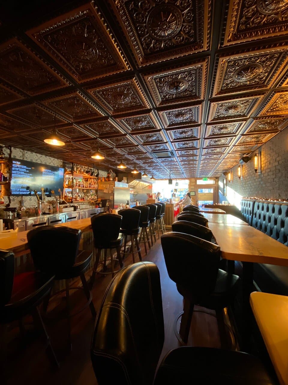 Interior of the restaurant