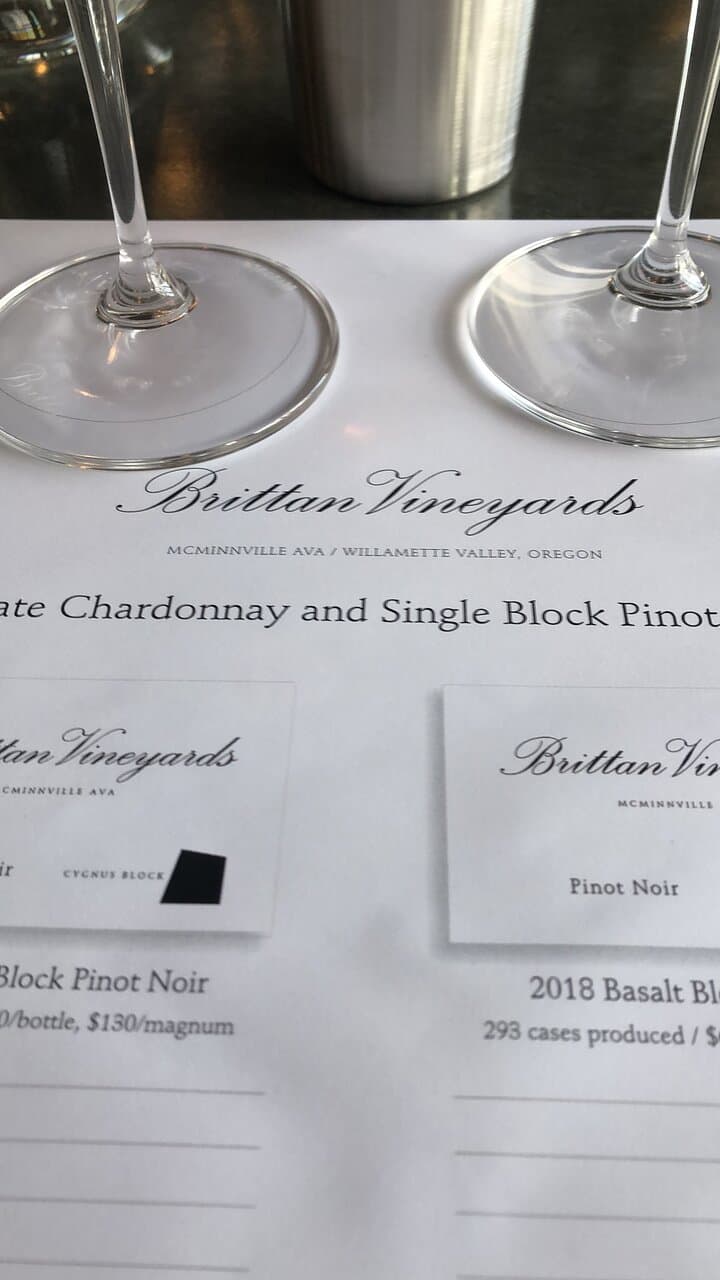 Brittan Tasting