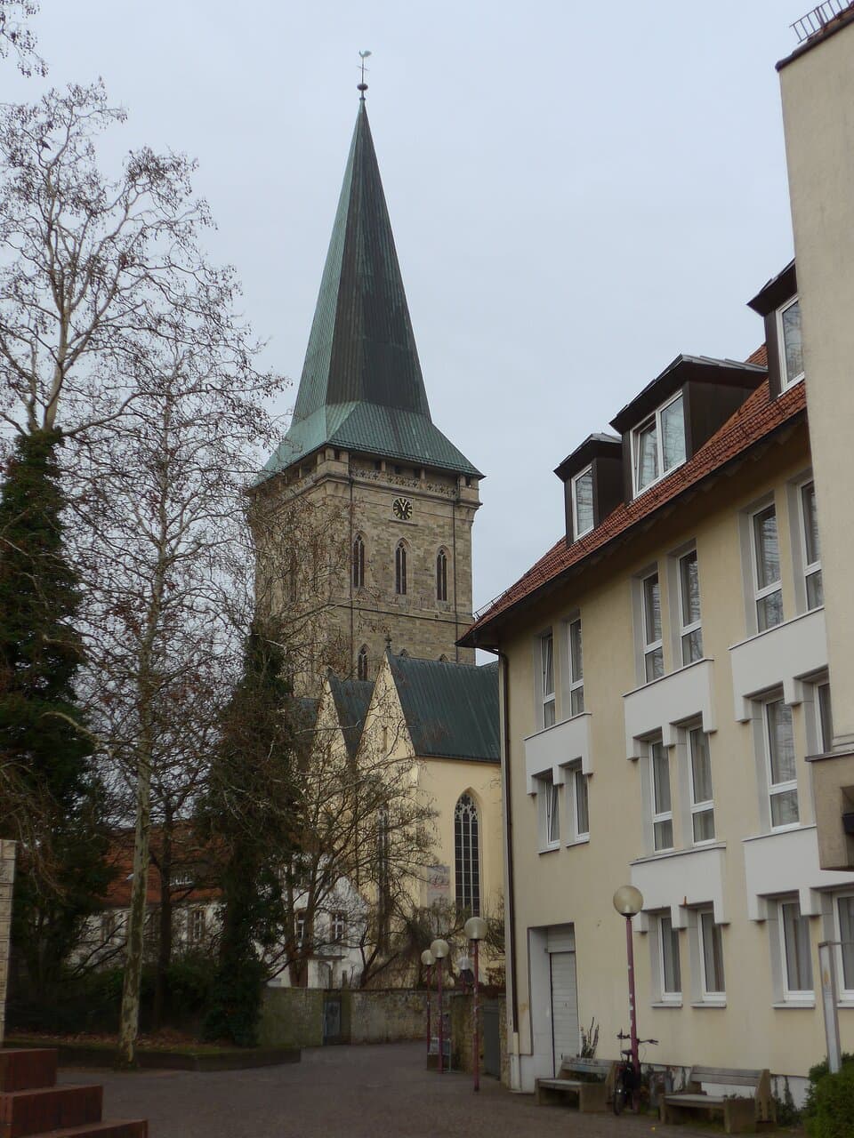 Osnabrueck, view on St Catherine's Church 