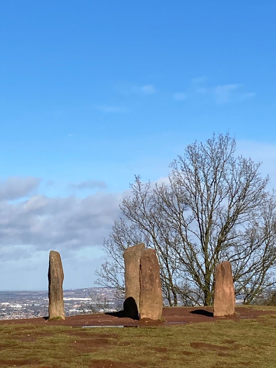 2.  The Four Stones at Clent, Clent Hills, Clent, Worcestershire (February 2022)