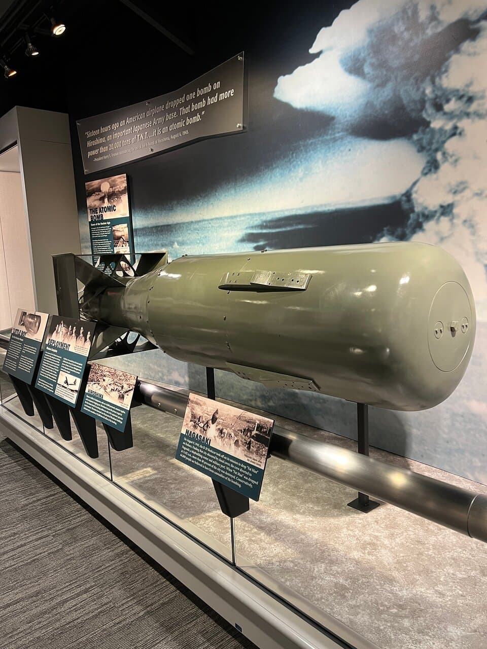 Replica of Hiroshima Bomb from WWII