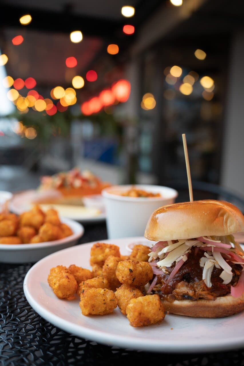 Ancho BBQ pulled pork sandwich at Seatown in Pike Place near downtown Seattle