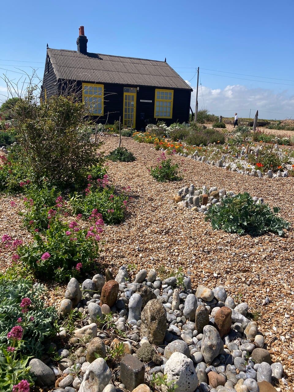 3.  Derek Jarman Garden, Prospect Cottage, Dungeness, Kent (May 2022)