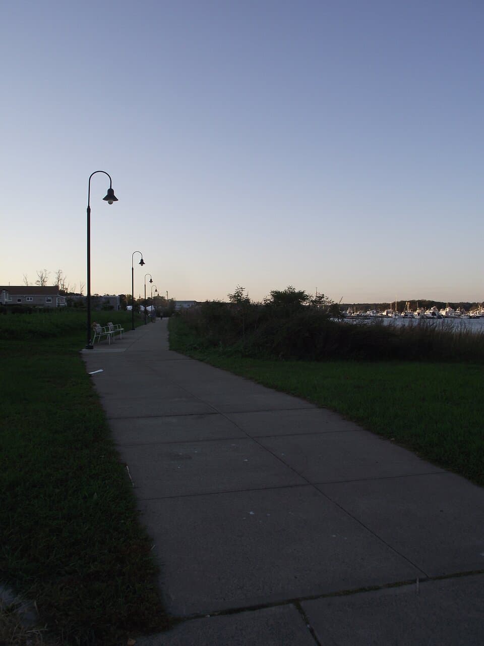 MA - NEWBURYPORT – CASHMAN PARK - SOCCER FIELD - PART OF PATH ALONG THE RIVERFRONT