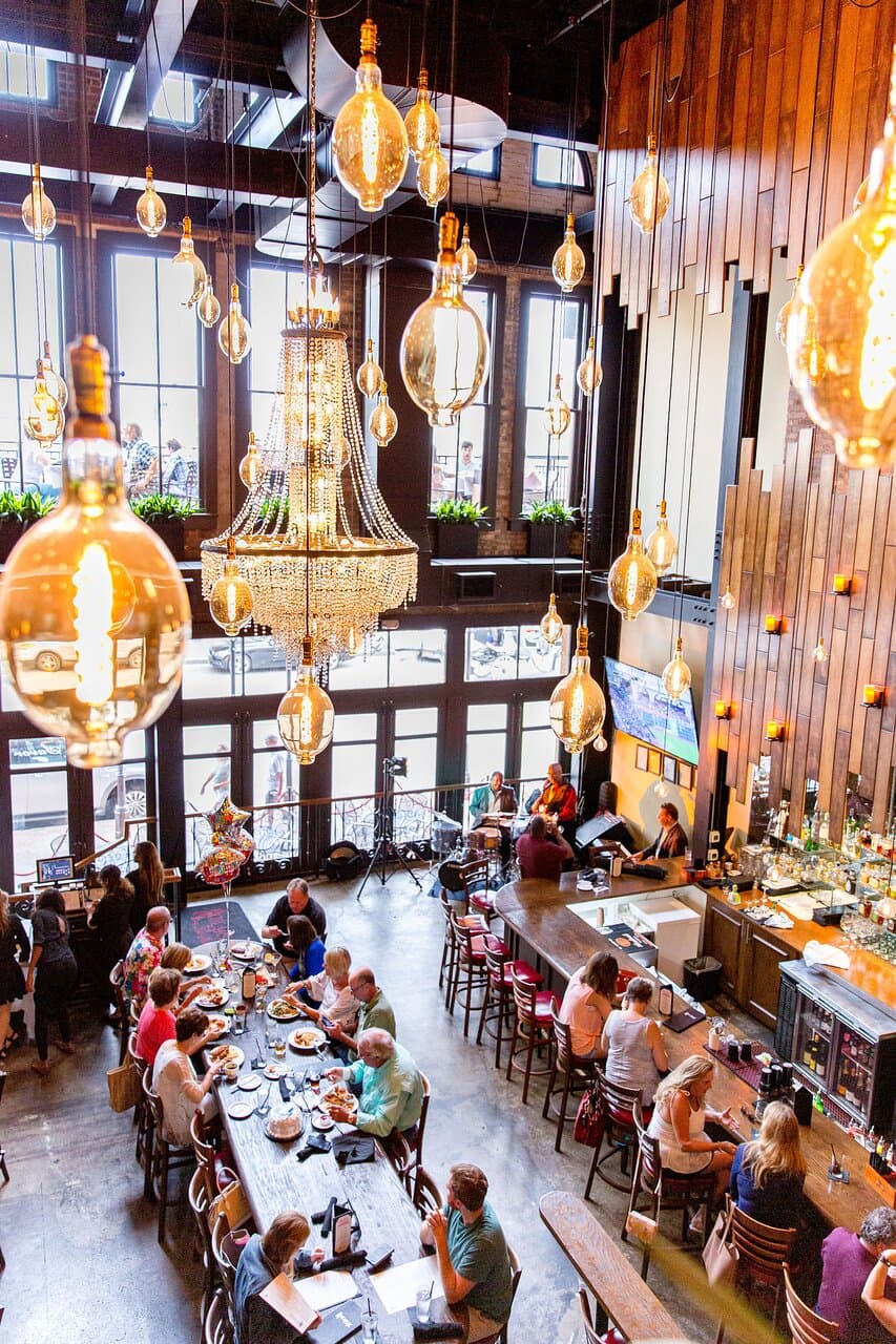 Brunch vibes at Hearsay On The Strand!