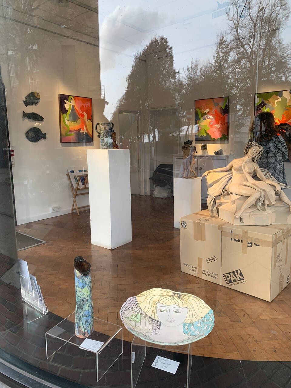 Dylan and Adrianne Sheilds' exhibition at Colonnade House