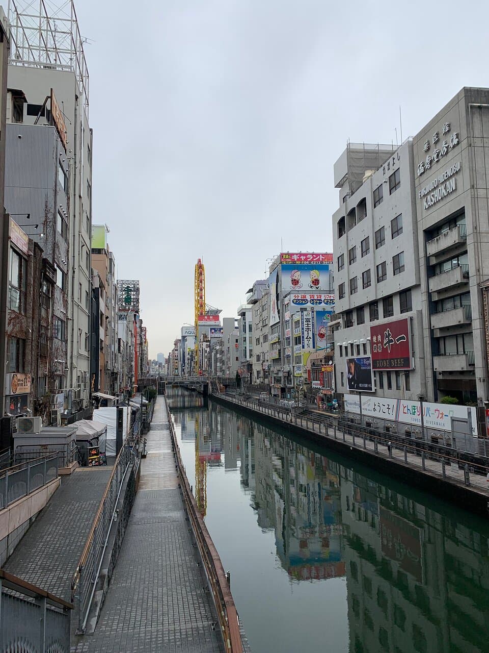 日本橋から見た道頓堀