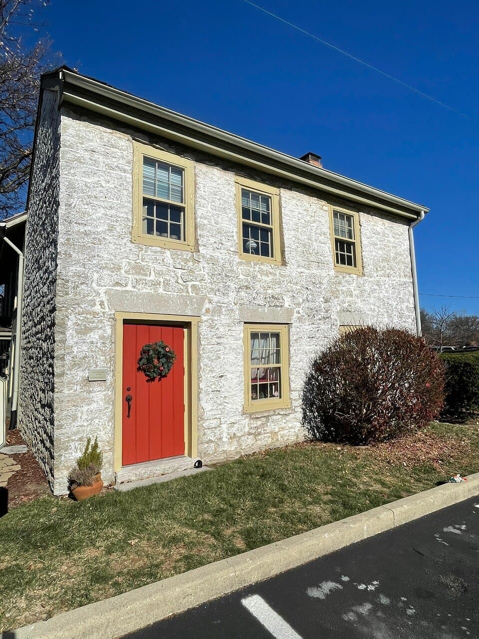 Limestone building from early 1800s