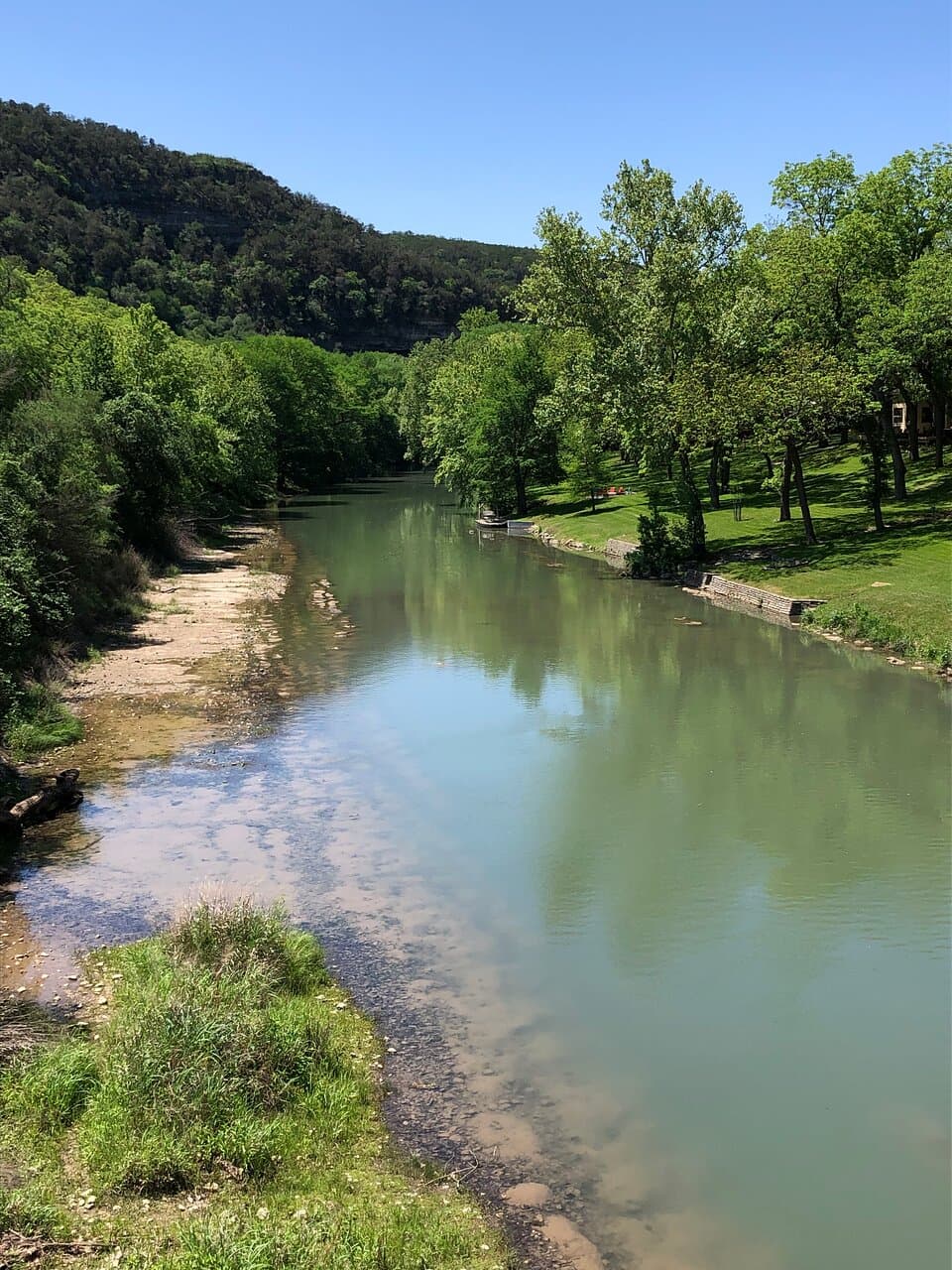 Picture of Guadalupe River along the road.
