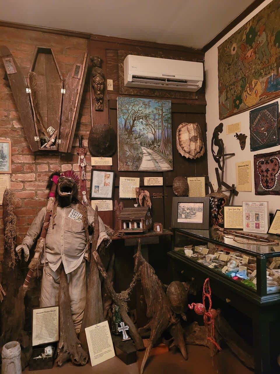 Inside the museum