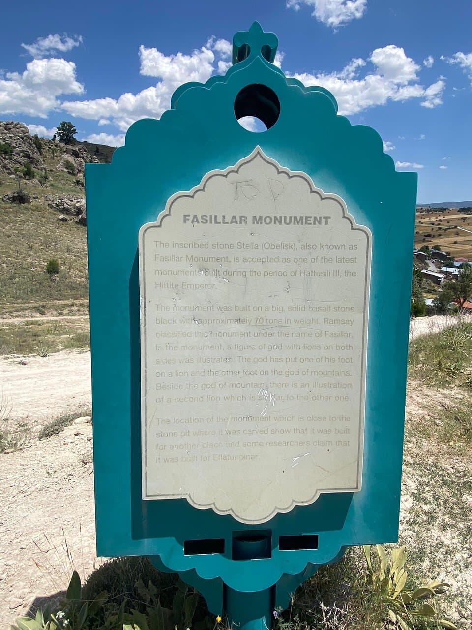 Monumento Ittita di Fasillar ed adiacente necropoli