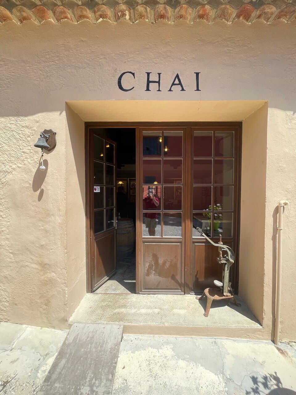 Entrance to the tasting room