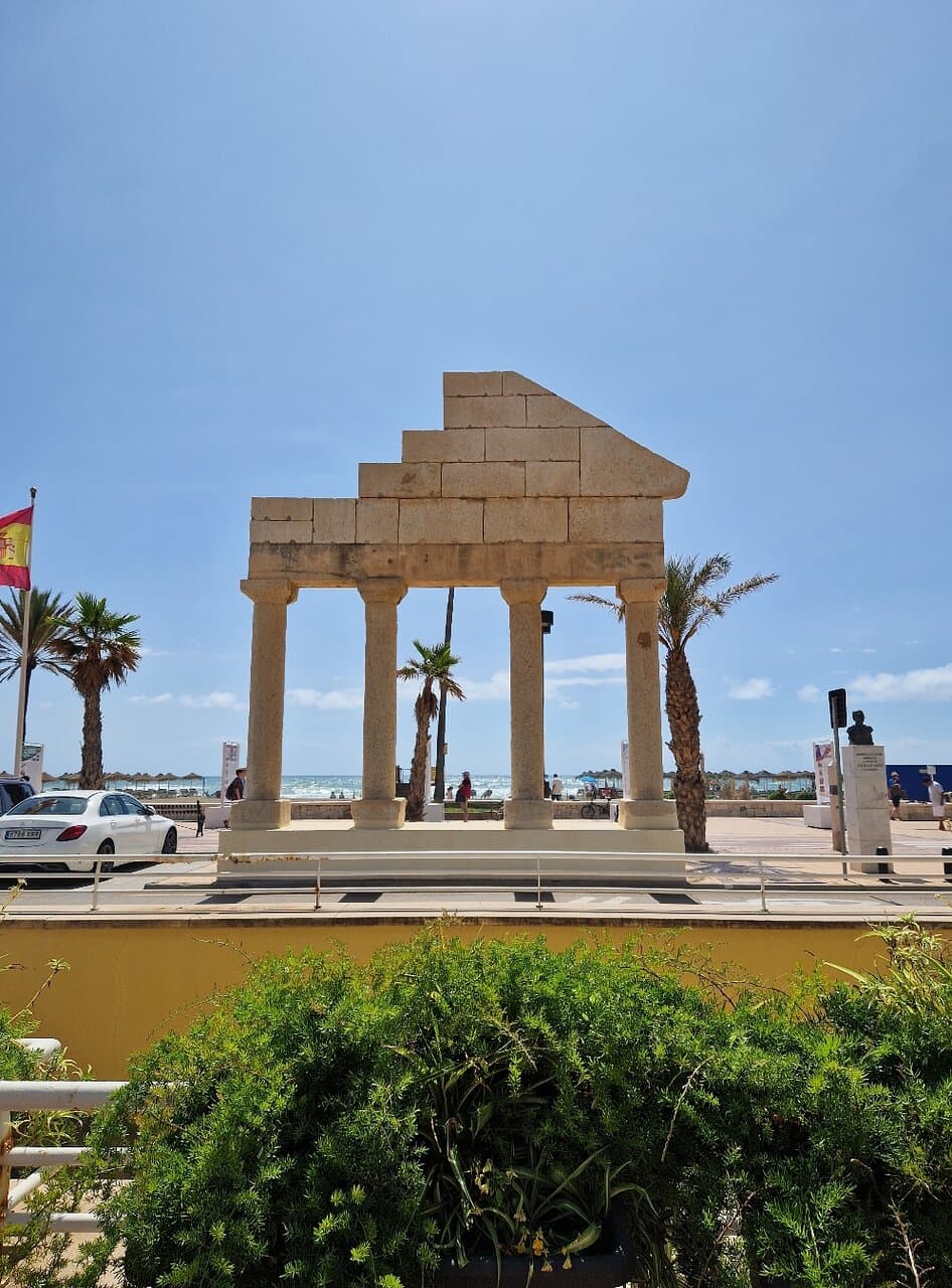 Roman Ruins on square