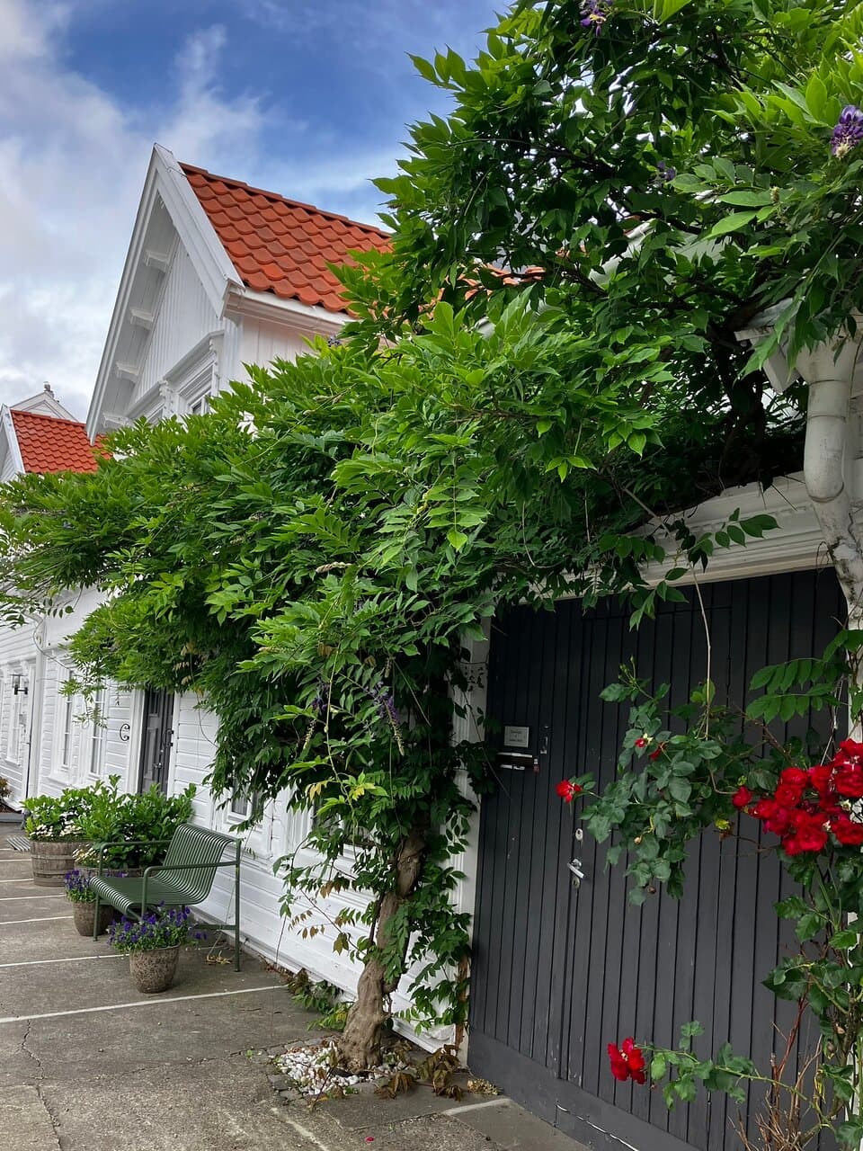 Posebyen is a neighbourhood in the city of Kristiansand, Norway. Posebyen is located in the downtown borough of Kvadraturen, along the western shore of the river Otra. It consists mostly of large, white, wooden houses, many of which were left intact after the big city fire in 1892. It forms the largest continuous collection of old wooden houses in any city in Northern Europe.