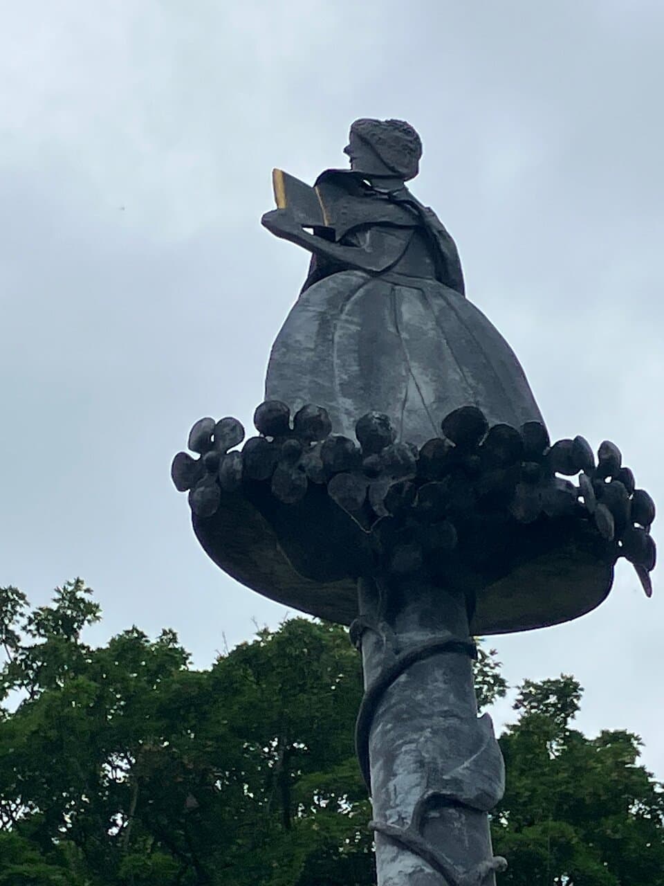 4.  Jenny Lind Water Feature & Sculpture, Rose Bank Gardens, Malvern, Worcestershire (July 2023)