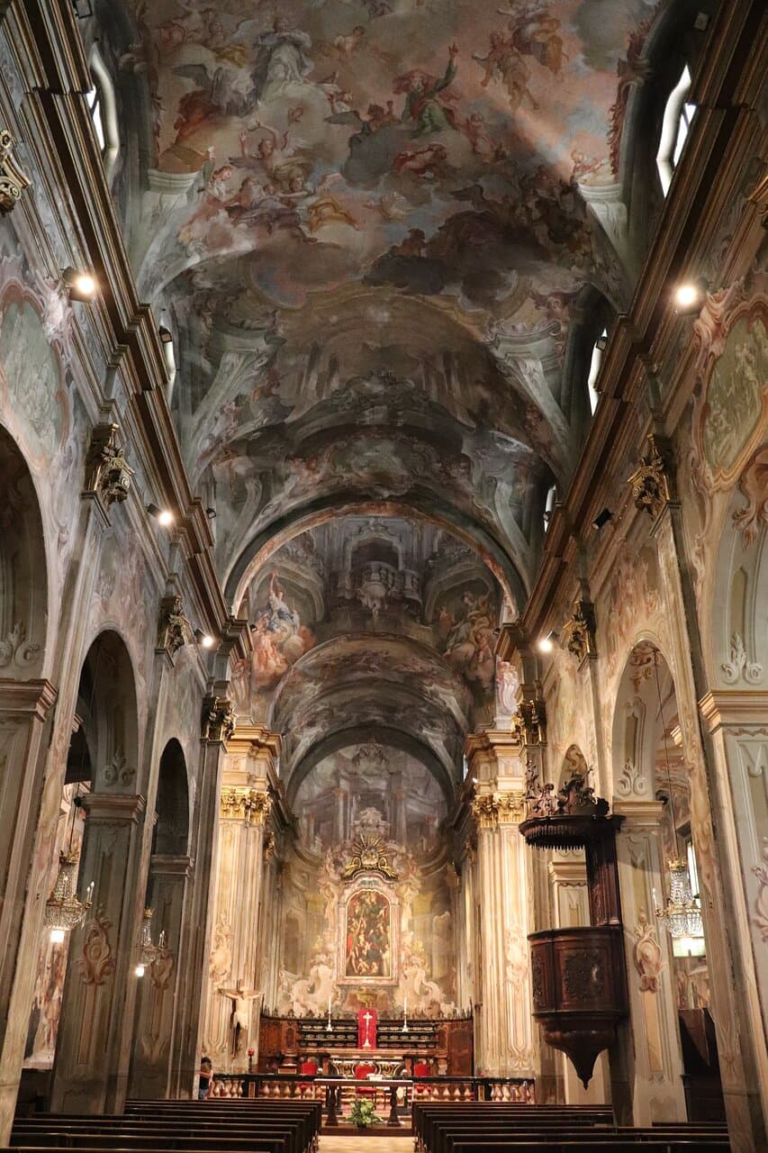 Interno fronte Chiesa di San Cristoforo