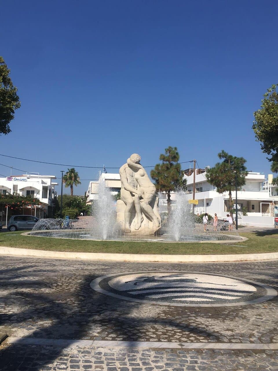 fountain in faliraki