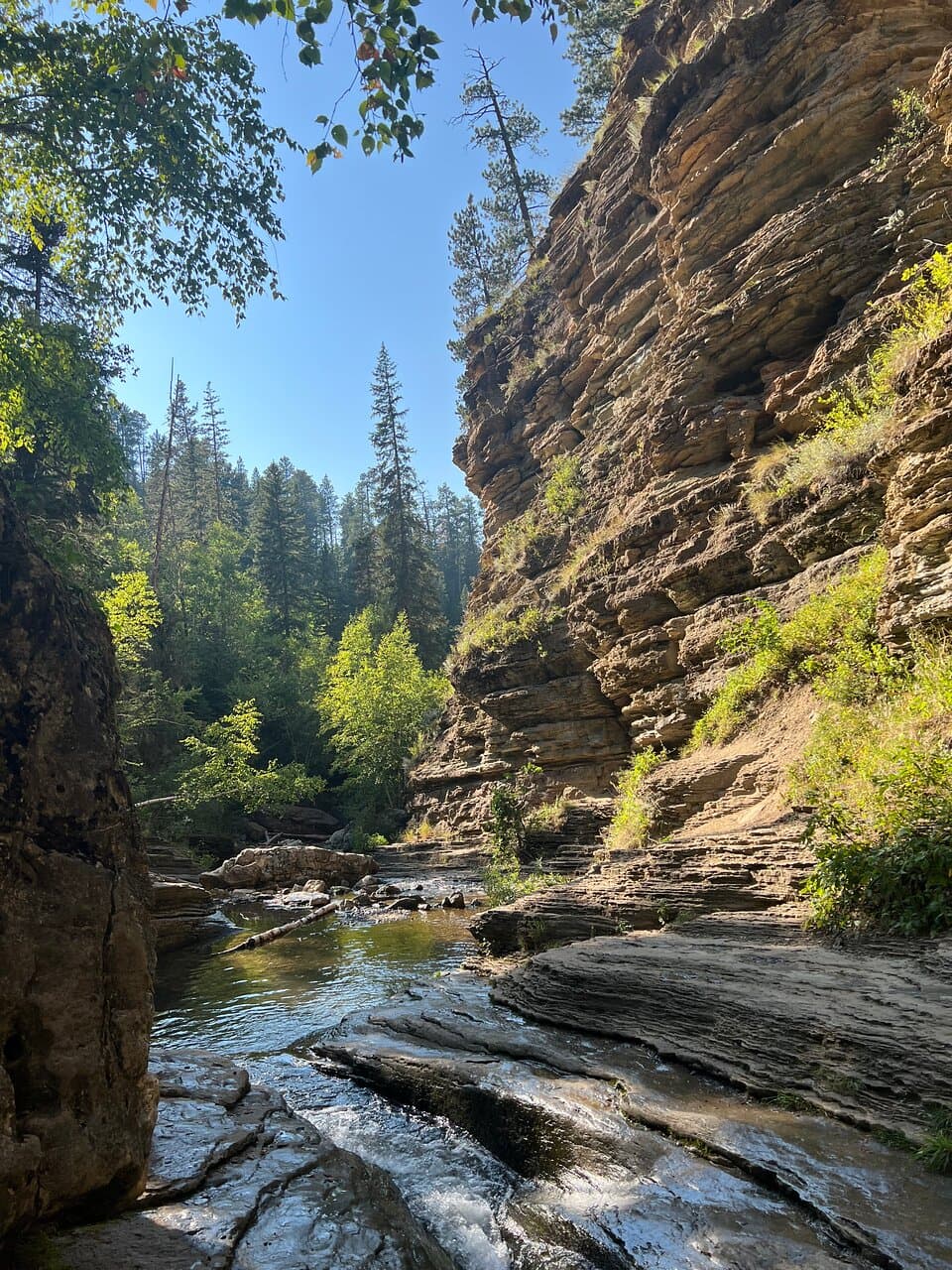 Traversed water more times that I can remember - but well worth the wet feet!