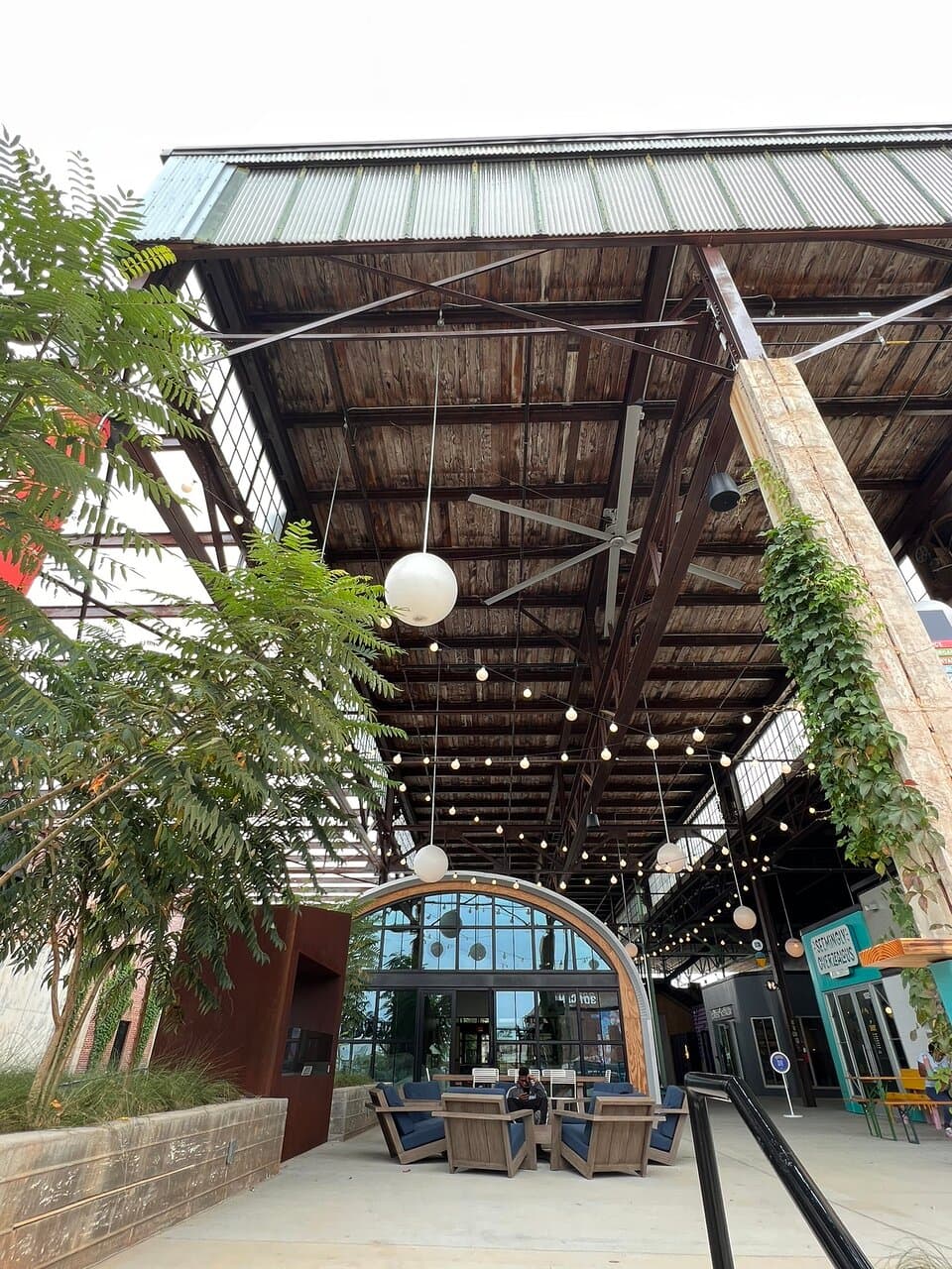 Wow we have never seen a cooler place than this so close to the city! so many eclectic and artsy structures - they redeveloped old Charlotte Area Missile Plant thus named CAMP north end, very nicely done!!